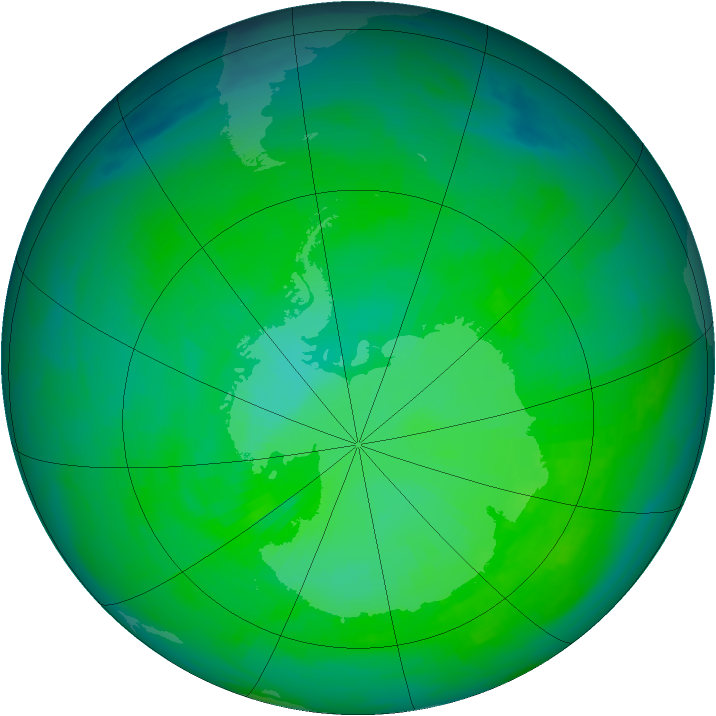 Ozone Map 1982-12-08